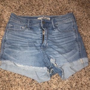 High Wasted Denim Shorts